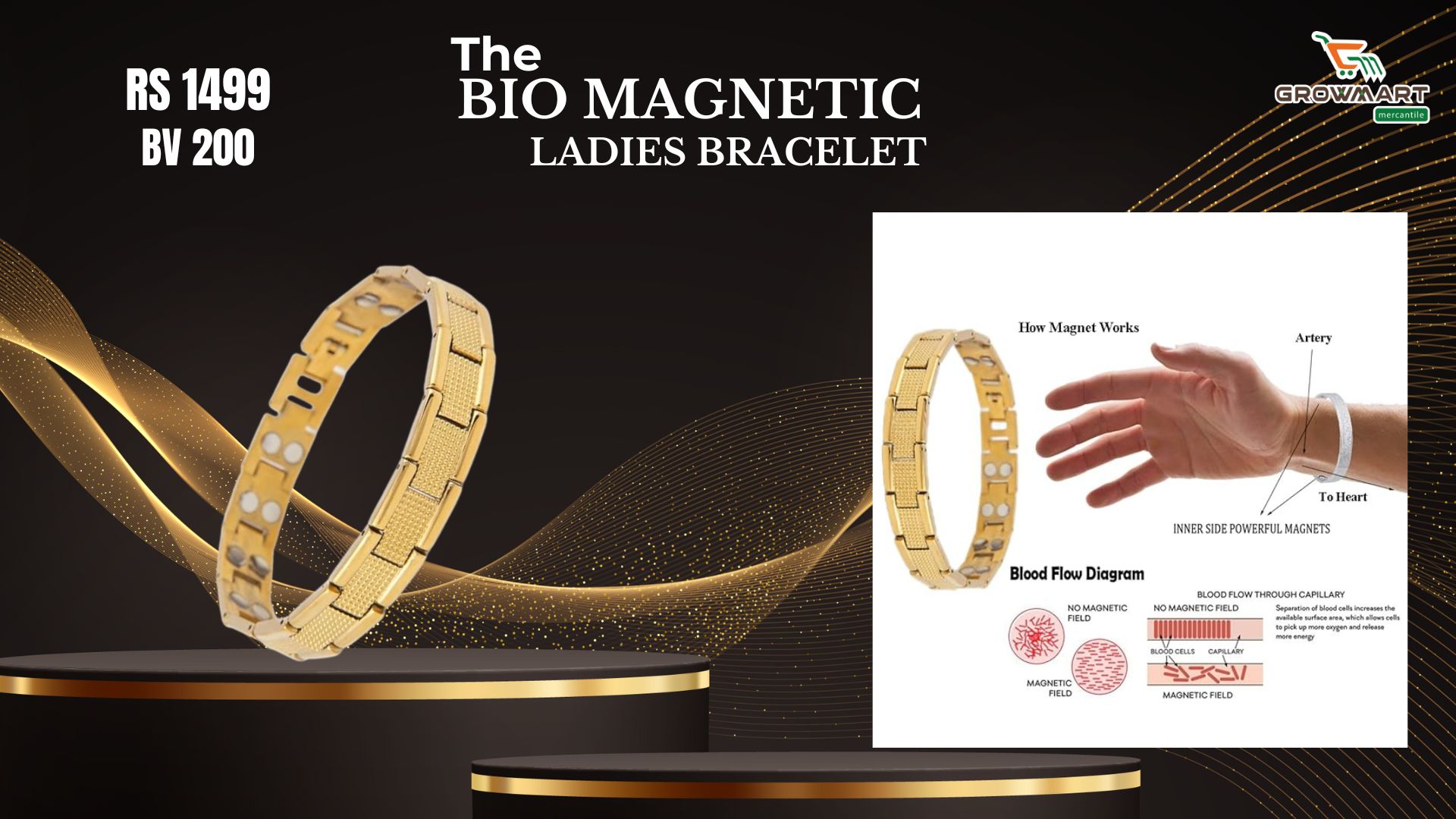 Gold Ladies Bracelet